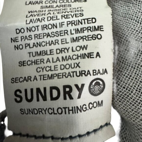 Sundry jumpsuit size Medium 2 Drawstring halter neck blue chambray NWT - Picture 8 of 11